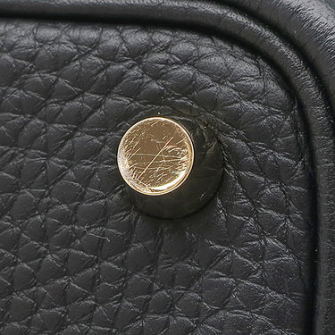 エルメス HERMES ピコタンロックPM ブラック トリヨンクレマンス ハンドバッグ ゴールド金具 黒 2023年製