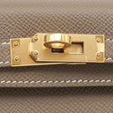 エルメス HERMES ミニケリードゥ 外縫い エトゥープ ヴォーエプソン 2WAYバッグ ゴールド金具 ショルダー 2023年製