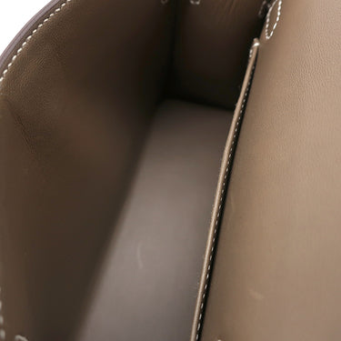 エルメス HERMES ミニケリードゥ 外縫い エトゥープ ヴォーエプソン 2WAYバッグ ゴールド金具 ショルダー 2023年製