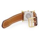 腕時計 エルメス HERMES Hウォッチ MM HH1.510 クオーツ メンズ レディース H型 白 ホワイト アラビア ギョウシェ