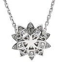 ヴァンクリーフアーペル Van Cleef & Arpels ロータス ペンダント ダイヤ スモール VCARO6P600 ホワイトゴールド K18WG ダイヤモンド ネックレス ペンダント 750 18K WG 31石