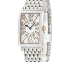 腕時計 フランクミュラー FRANCK MULLER ロングアイランド レリーフ 902QZRELSTG AC クオーツ レディース K18PG×SS コンビ ギョウシェ