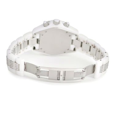 腕時計 シャネル CHANEL J12 クロノグラフ 41mm H1707 自動巻き メンズ 純正ダイヤ ホワイト セラミック デイト