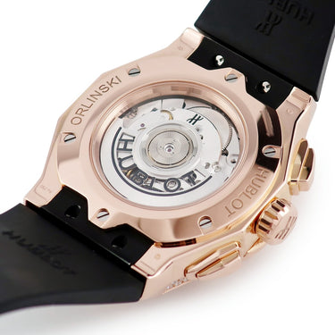 腕時計 ウブロ HUBLOT アエロフュージョン オーリンスキー キングゴールド パヴェ 525.OX.0180.RX.1804.ORL19 自動巻き メンズ