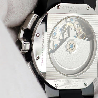 腕時計 ショーメ CHAUMET クラスワン クロノグラフ XXL W17291-45B 自動巻き メンズ ブラック PVD 逆回転防止ベゼル デイト