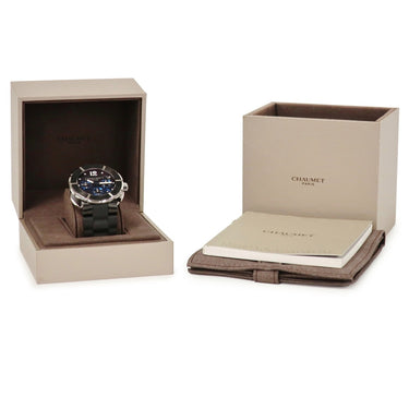 腕時計 ショーメ CHAUMET クラスワン クロノグラフ XXL W17291-45B 自動巻き メンズ ブラック PVD 逆回転防止ベゼル デイト