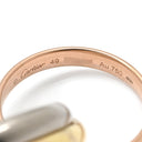 カルティエ Cartier トリニティ クラシック MM B4234249 ホワイトゴールド×イエローゴールド×ピンクゴールド K18WG K18YG K18PG #49(JP9) リング 指輪 Au750 18K 18金 3カラー 3連 9号