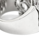 ジュエルスタジオ JEWELSTUDIO ダイヤモンド 1.45ct デザインリング ホワイトゴールド K18WG ダイヤモンド リング 指輪 18K 750 WG 幅広 ボリューム 17号