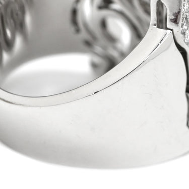 ジュエルスタジオ JEWELSTUDIO ダイヤモンド 1.45ct デザインリング ホワイトゴールド K18WG ダイヤモンド リング 指輪 18K 750 WG 幅広 ボリューム 17号