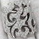 ジュエルスタジオ JEWELSTUDIO ダイヤモンド 1.45ct デザインリング ホワイトゴールド K18WG ダイヤモンド リング 指輪 18K 750 WG 幅広 ボリューム 17号