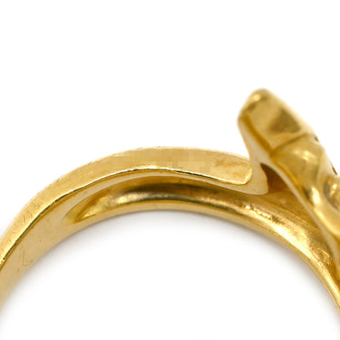 カレライカレラ Carrera y Carrera ムーン＆チャイルド 天使と三日月 イエローゴールド K18YG リング 指輪 My Angel Au750 18K 11号