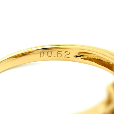 ノンブランド NON BRAND ブラックオパール 0.82ct ダイヤ マルチカラー×イエローゴールド K18YG ブラックオパール ダイヤモンド リング 指輪 18K 750 YG 遊色 オーバル 12号