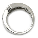 ノンブランド NON BRAND アレキサンドライト 0.75ct グリーン×プラチナシルバー Pt950 アレキサンドライト リング 指輪 緑 プラチナ 9P 9石 9粒 マーキスカット 13号