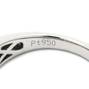 ノンブランド NON BRAND アレキサンドライト 0.75ct グリーン×プラチナシルバー Pt950 アレキサンドライト リング 指輪 緑 プラチナ 9P 9石 9粒 マーキスカット 13号