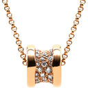 ブルガリ BVLGARI ビーゼロワン ダイヤ 351116 ピンクゴールド K18PG ダイヤモンド ネックレス B-zero1 ペンダント 18K 750PG
