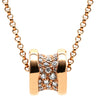 ブルガリ BVLGARI ビーゼロワン ダイヤ 351116 ピンクゴールド K18PG ダイヤモンド ネックレス B-zero1 ペンダント 18K 750PG