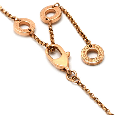 ブルガリ BVLGARI ビーゼロワン ダイヤ 351116 ピンクゴールド K18PG ダイヤモンド ネックレス B-zero1 ペンダント 18K 750PG