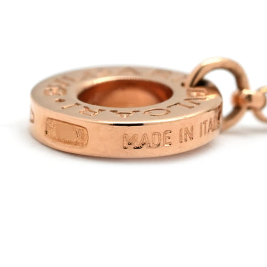 ブルガリ BVLGARI ビーゼロワン ダイヤ 351116 ピンクゴールド K18PG ダイヤモンド ネックレス B-zero1 ペンダント 18K 750PG