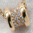 ブルガリ BVLGARI ビーゼロワン ダイヤ 351116 ピンクゴールド K18PG ダイヤモンド ネックレス B-zero1 ペンダント 18K 750PG