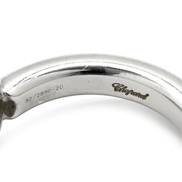 ショパール CHOPARD ハッピーダイヤ ハート 82/2890-20 ホワイトゴールド K18WG ダイヤモンド リング 指輪 750 18K ムービングダイヤ 1P 9号