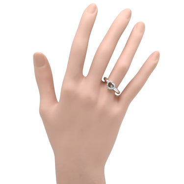 ショパール CHOPARD ハッピーダイヤ ハート 82/2890-20 ホワイトゴールド K18WG ダイヤモンド リング 指輪 750 18K ムービングダイヤ 1P 9号