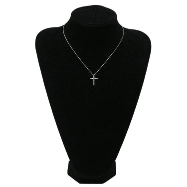 ダミアーニ DAMIANI ルミエール クロス ダイヤ ペンダント ブラウン×ホワイトゴールド K18WG ダイヤモンド ネックレス 十字架 ブラウンダイヤ