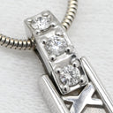 ティファニー Tiffany & Co アトラス ペンダント ダイヤモンド ホワイトゴールド K18WG ダイヤモンド ネックレス 18K 750 Ag750 ローマ数字