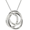 タサキ TASAKI トリプル サークル ホワイトゴールド K18WG ダイヤモンド ネックレス TASAKI ダイヤ 0.27ct 3連 サークル Au K18 750WG
