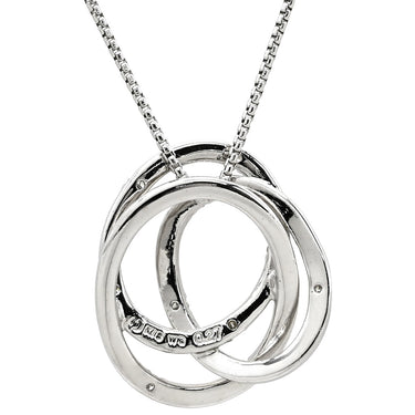タサキ TASAKI トリプル サークル ホワイトゴールド K18WG ダイヤモンド ネックレス TASAKI ダイヤ 0.27ct 3連 サークル Au K18 750WG