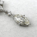 タサキ TASAKI ダイヤ ペンダント ホワイトゴールド K18WG ダイヤモンド ネックレス マーキスカット ドロップ スイング