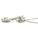 タサキ TASAKI ダイヤ ペンダント ホワイトゴールド K18WG ダイヤモンド ネックレス マーキスカット ドロップ スイング