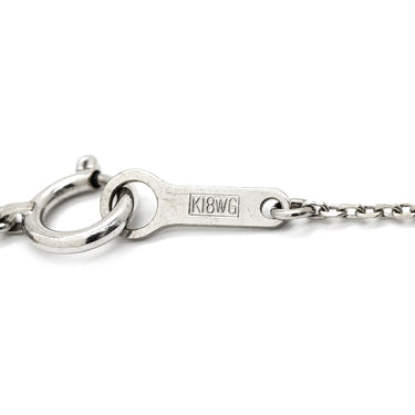 タサキ TASAKI ダイヤ ペンダント ホワイトゴールド K18WG ダイヤモンド ネックレス マーキスカット ドロップ スイング