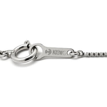 タサキ TASAKI トリロジー ホワイトゴールド K18WG ダイヤモンド ネックレス TASAKI ダイヤ 0.54ct 3石 3粒 スリーストーン Au K18 750WG