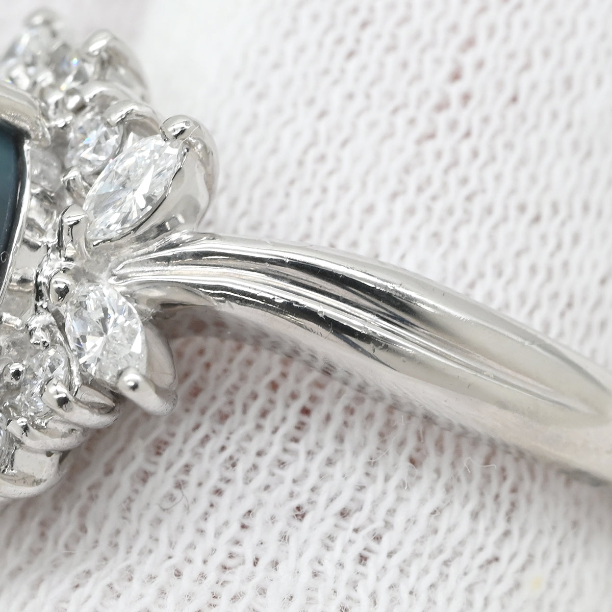 ノンブランド NON BRAND ブラックオパール 1.78ct ダイヤモンド 0.54ct