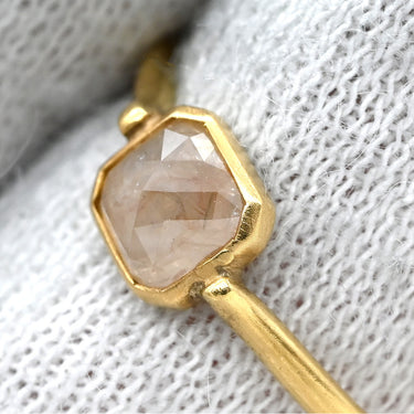 モナカ ジュエリー MONAKA jewellery ダイヤモンド ライトブラウン×イエローゴールド K18YG ダイヤモンド リング 指輪 MONAKA Au750 18K 18金 ローズカット 10号