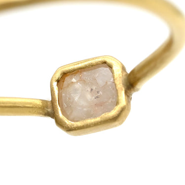 モナカ ジュエリー MONAKA jewellery ダイヤモンド ライトブラウン×イエローゴールド K18YG ダイヤモンド リング 指輪 MONAKA Au750 18K 18金 ローズカット 10号