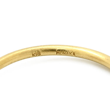 モナカ ジュエリー MONAKA jewellery ダイヤモンド ライトブラウン×イエローゴールド K18YG ダイヤモンド リング 指輪 MONAKA Au750 18K 18金 ローズカット 10号
