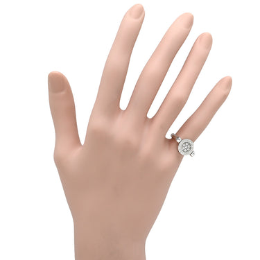 ブルガリ BVLGARI ブルガリブルガリ フリップ ブラック×ホワイトゴールド K18WG ダイヤモンド オニキス #49 リング 指輪 750 1Pダイヤ オニキス 5.5号