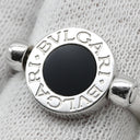 ブルガリ BVLGARI ブルガリブルガリ フリップ ブラック×ホワイトゴールド K18WG ダイヤモンド オニキス #49 リング 指輪 750 1Pダイヤ オニキス 5.5号