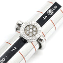 ブルガリ BVLGARI ブルガリブルガリ フリップ ブラック×ホワイトゴールド K18WG ダイヤモンド オニキス #49 リング 指輪 750 1Pダイヤ オニキス 5.5号