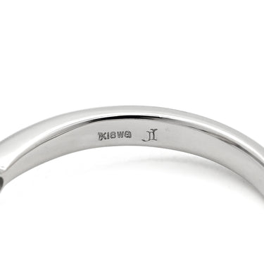 ノンブランド NON BRAND ピンクサファイア 1.029ct ダイヤ ピンク×プラチナシルバー K18WG サファイア ダイヤモンド リング 指輪 Au750 18K 18金 ペアシェイプ 11号