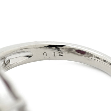 ノンブランド NON BRAND スタールビー 2.535ct ダイヤモンド レッド×プラチナシルバー Pt900 ルビー ダイヤモンド リング 指輪 赤 1石 1粒 プラチナ900 オーバルカボション 12号