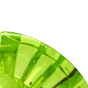 バカラ BACCARAT クリスタル イヤリング グリーン×イエローゴールド K18YG クリスタル イヤリング 緑 Au750 18K 18金 クリップ 大ぶり 大粒