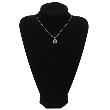 ノンブランド NON BRAND キャッツアイ 3.65ct ダイヤ 0.92ct ブラウン×プラチナシルバー Pt900 ダイヤモンド クリソベリルキャッツアイ ペンダントトップ 茶 1P 1粒 1石 ネックレストップ Pt900 カボションカット