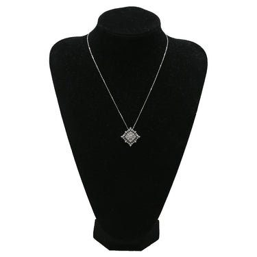 ミキモト MIKIMOTO コルテージュ ペンダント ホワイトゴールド K18WG ダイヤモンド シェル ネックレス MIKIMOTO K18 WG