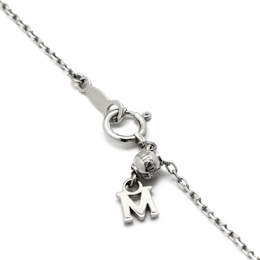 ミキモト MIKIMOTO コルテージュ ペンダント ホワイトゴールド K18WG ダイヤモンド シェル ネックレス MIKIMOTO K18 WG