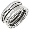 ブルガリ BVLGARI ビーゼロワン B-zero1 3バンド ホワイトゴールド K18WG #48 リング 指輪 K18WG Au750 18K 18金 7号