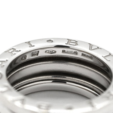 ブルガリ BVLGARI ビーゼロワン B-zero1 3バンド ホワイトゴールド K18WG #48 リング 指輪 K18WG Au750 18K 18金 7号