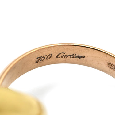 カルティエ Cartier トリニティ ホワイトゴールド×イエローゴールド×ピンクゴールド K18WG K18YG K18PG #56 リング 指輪 Au750 18K 18金 3重 3連 スリーカラー ヴィンテージ 16号