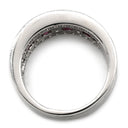 ダミアーニ DAMIANI ベルエポック ルビー レッド×ホワイトゴールド K18WG ダイヤモンド ルビー リング 指輪 DAMIANI Au750 WG ダイヤ フィルム リング 9号